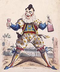 Joseph Grimaldi, father of modern day clowns